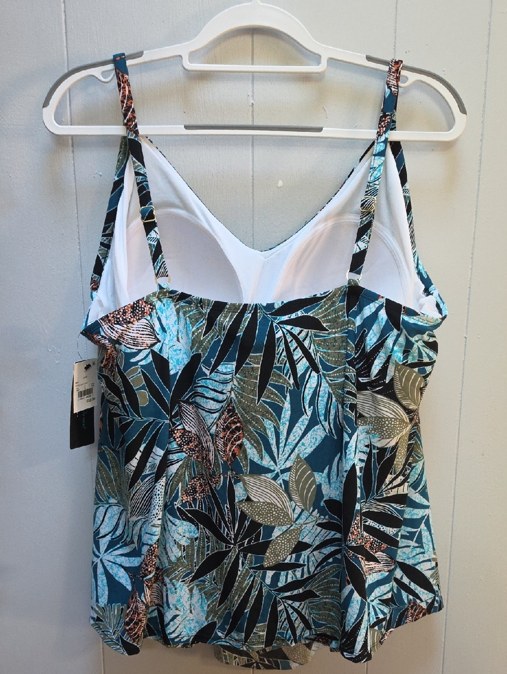 Tiered Ruffle Tankini Top - Picture 2 of 3